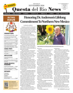 Questa Del Rio news November 2026 Issue Cover Page
